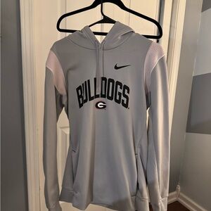 Nike Bulldogs Gray Hoodie